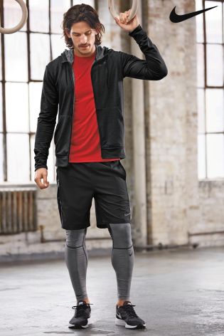 Black Nike Gym Dri-FIT Fleece Full Zip Hoody